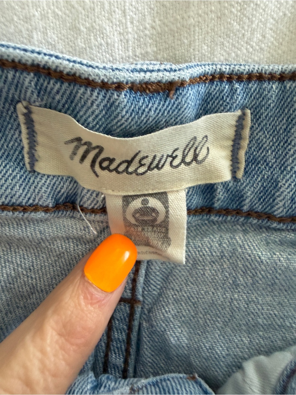 Madewell Women’s Curvy Perfect Vintage Wide Leg Crop Jeans Sz 31 - Picture 9 of 14